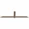 Ekena Millwork Eugene Smooth Timber Gable Bracket, Douglas Fir, 96"W x 28"H x 1 1/2"D x 5 1/2"F, 7/12 Pitch GBW096X28X0206EUG00SDF - alternate 3